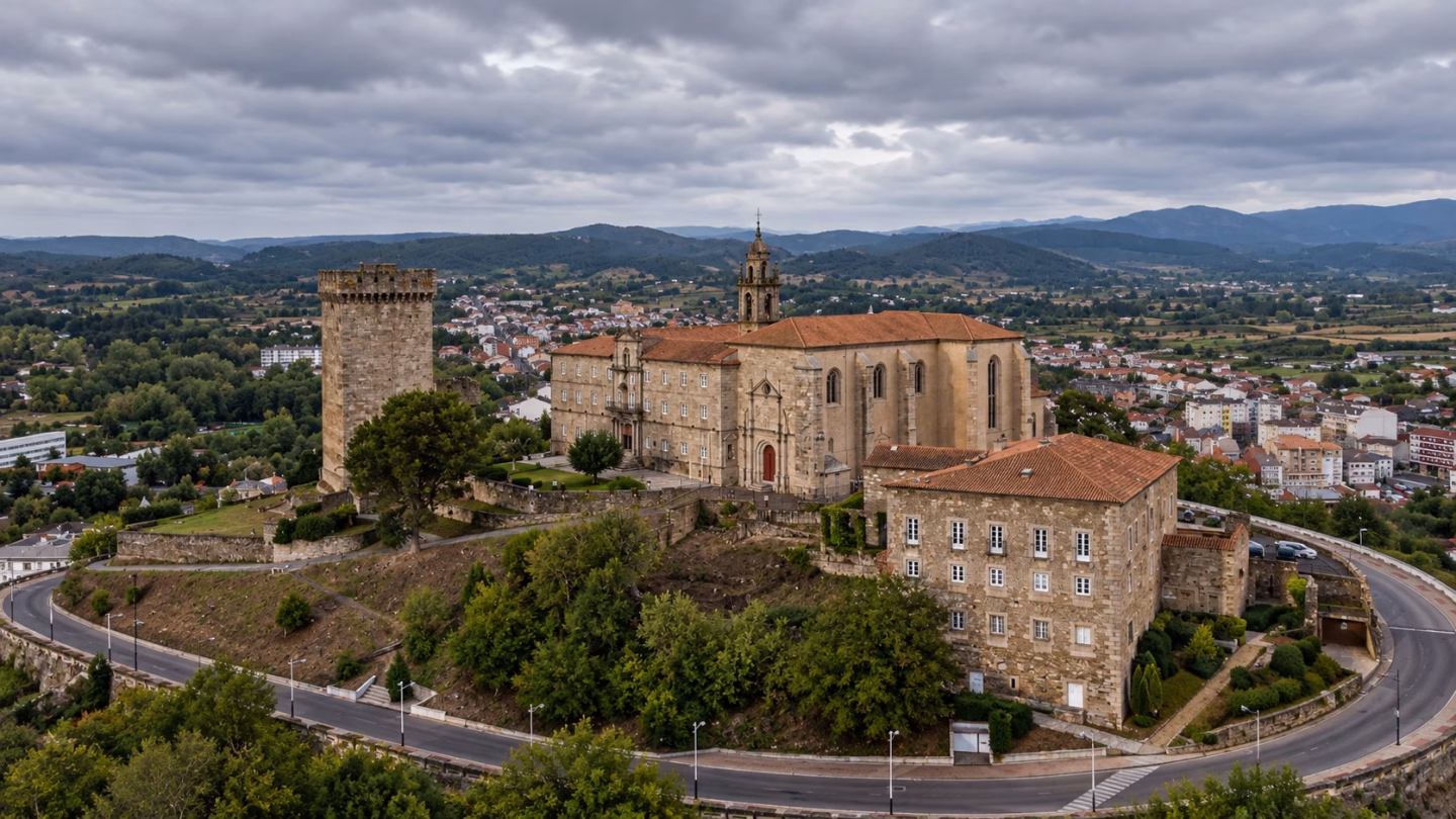 Monforte de Lemoas - Parador en primer plano