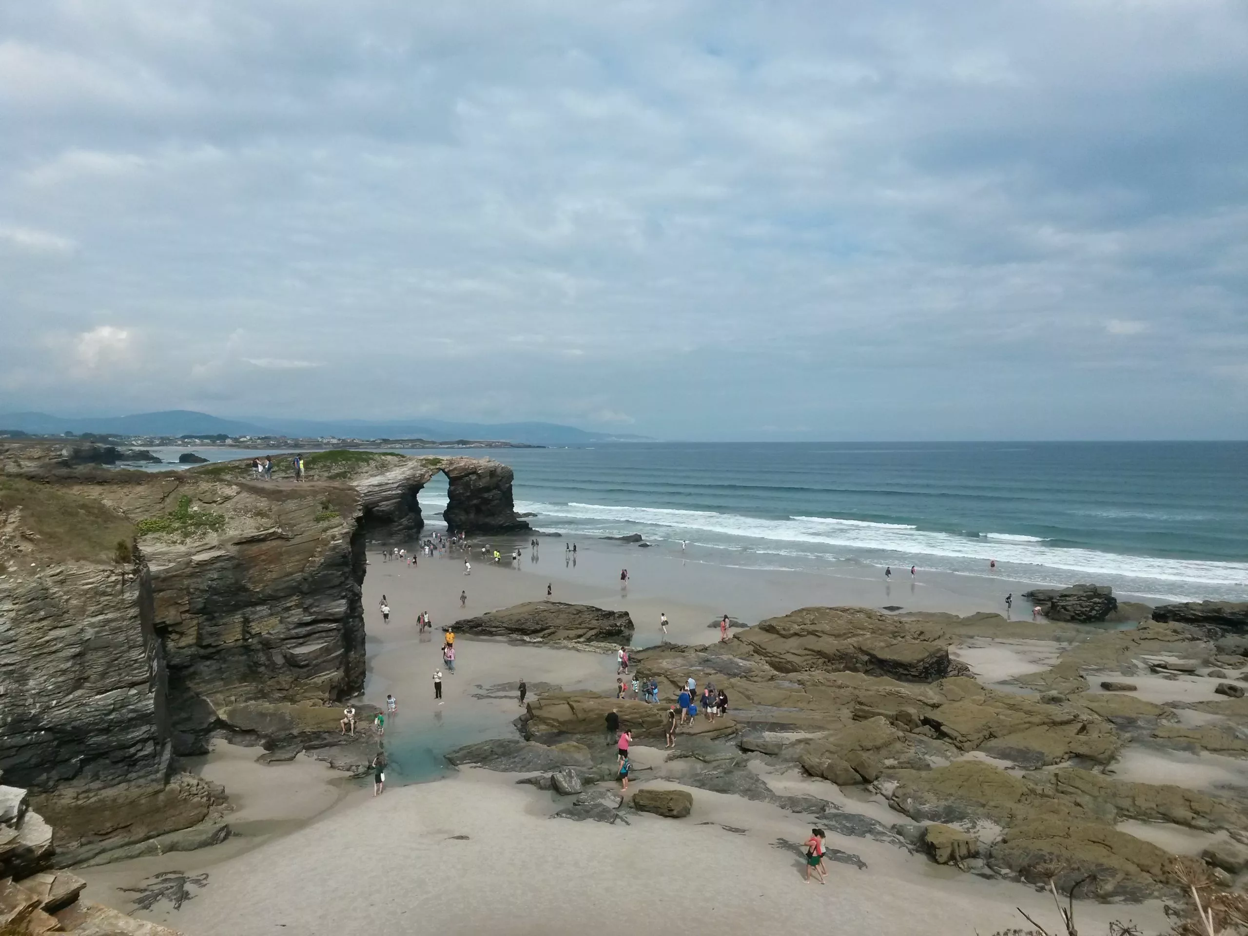 Vista panorámica de la playa de las Catedrales Vista panorámica de la playa de las Catedrales