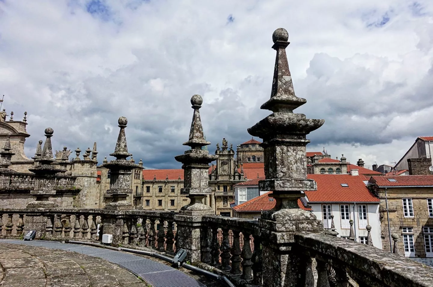 Santiago de Compostela - Vista parcial Catedral